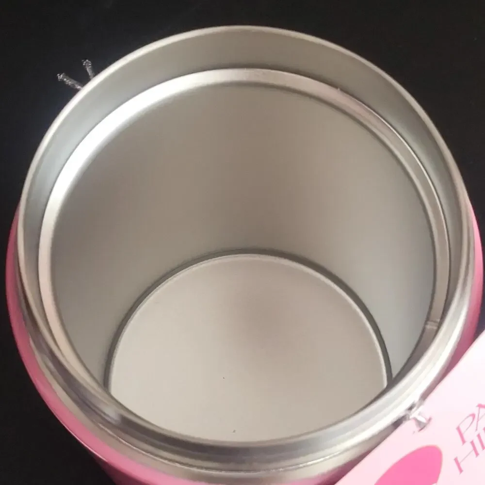 Paris Hilton 16 oz Pink Insulated Food Jar Shimmer Fairy Princess Hearts NEW‎
